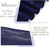 Woeoe Chiffon Muslim Hijab Navy Blue Rhinestone Long Scarf Lightweight Breathable Head Wrap Scarf Shawl for Women and Girls...