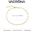 VACRONA Gold Anklets for Women 14K Gold Plated Boho Beach Beaded Chain Anklet Dainty Turquoises Evil Eye Ankle Bracelet Adjustable Chain Anklet Fo...