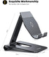 Lamicall ???????? ???????????????? Super Stable Cell Phone Stand for Desk - Foldable Portable Desktop Phone Holder, Compatible for iPhone 15 14 13...