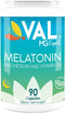 VAL Mg Experts Melatonin 3mg with B6 & Magnesium - 90-Day Supply for Optimal Sleep Support, Healthy circadian Rhythms, Cellular Defense - Antioxid...