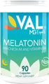 VAL Mg Experts Melatonin 3mg with B6 & Magnesium - 90-Day Supply for Optimal Sleep Support, Healthy circadian Rhythms, Cellular Defense - Antioxid...