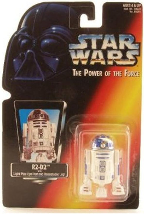 Star Wars, The Power Of The Force Red Card, R2-D2 Action Figure, 3.75 Inches...