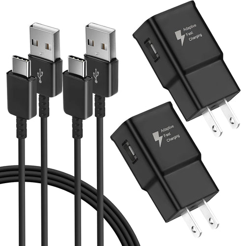 Adaptive Fast Charger Kit, KAIMENGLONG Quick Charge USB Wall Charger for Samsung Galaxy S21 /S21 Ultra 5G / S10 /S20 / S10e / S9 /S8 /Plus/Edge/Ac...