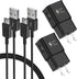 Adaptive Fast Charger Kit, KAIMENGLONG Quick Charge USB Wall Charger for Samsung Galaxy S21 /S21 Ultra 5G / S10 /S20 / S10e / S9 /S8 /Plus/Edge/Ac...