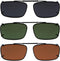 Eyekepper Metal Frame Rim Polarized Lens Clip On Sunglasses 56 * 34MM...