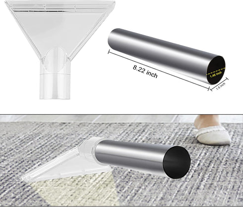 Carpet Vac Extractor Attachment-Tool - Cleaning Vacuum Clear Upholstery Car Detailing Turn Shop Vac into an Extractor...