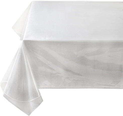 Benson Mills Heavy Duty Clear Plastic 100% Waterproof Tablecloth Protector, Vinyl Table Cloth, Oil Proof Wipe Clean Table Cover for Dining Tables,...