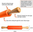 Koogel 9 Inch Mini Rolling Pin, 2 PCS Wooden Handle Rolling Pin for Kids Dough Rollers for Baking Supplies Home Kitchen...