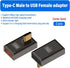 2 Pack Type C Male to USB 3.0 A Female Charger Converter ?10Gbps USB 3.1 Type C to USB A OTG 120W Fast Charging Compatible for Laptop, Mobile Phon...