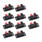 uxcell 2 Way Spring Speaker Terminal Clip Push Release Connector Cable Terminals Strip Block WP2-204 10Pcs...