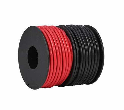 16 awg Electronic Wire,66 Feet Silicone Wire Flexible Tinned Copper Wire High Temperature Resistance 2 Separated Wires 33 ft Black and 33 ft Red S...
