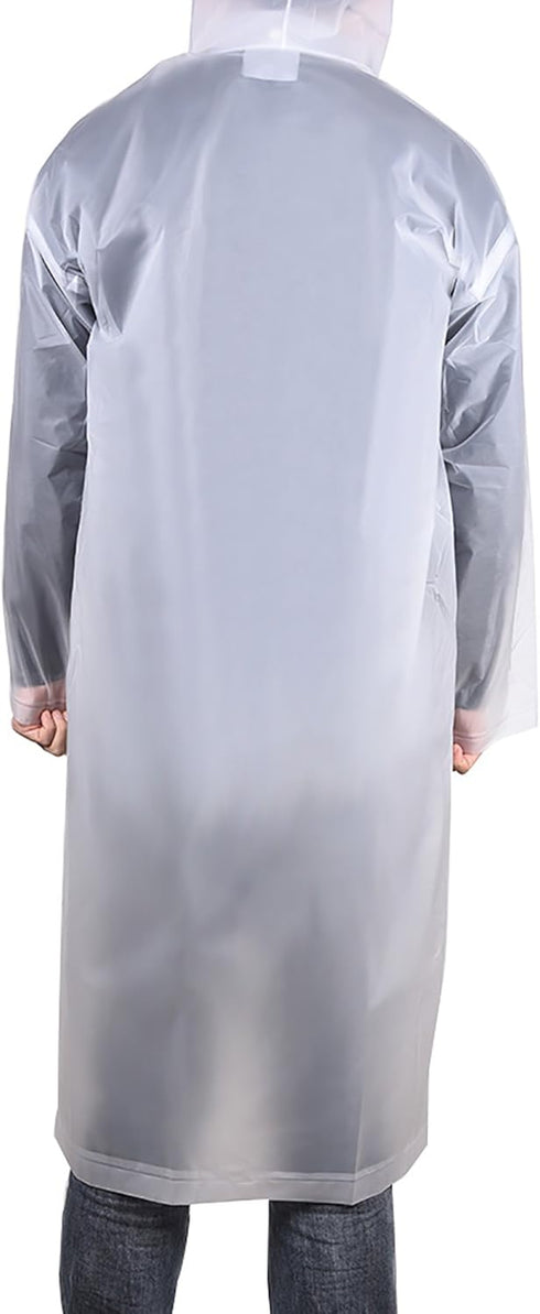 Adult Portable Raincoat Rain Poncho with Hoods and Sleeves...