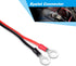Nilight - GA-ACC-01 2 Pcs 30A Alligator Clips Booster Jumper Cable for Car Battery Charging Charger, 6 mm Copper Terminal...