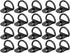 X AUTOHAUX 20pcs Black D Shape Tie Down Anchors Lashing Rings for Car Truck Trailer Cargo RV Boats...