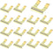 15pcs U Shape Metal Brake Line Clips Brake Line Retainer Cars Trucks Vehicles Parts Brake Hose Bracket K1-036...