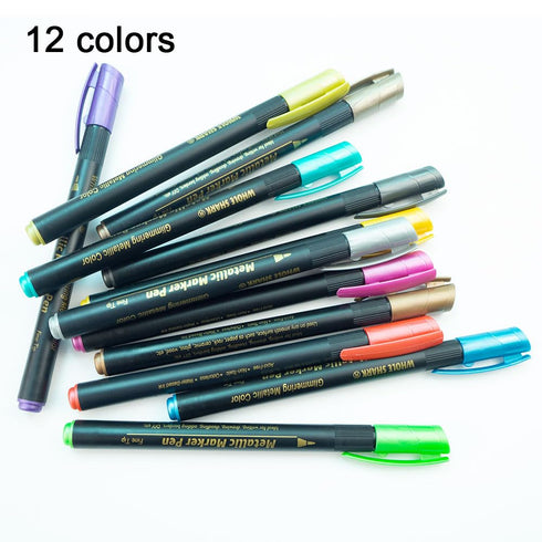 Wax Seal Pen, Tomgenrine 12PCS Color Pen for All Wax Sealing Beads or Wax Sealing Sticks,for Letter Greeting Cards Making Wedding and Party Invita...