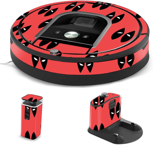 MightySkins Skin Compatible with iRobot Roomba 960 Robot Vacuum - Dead Eyes Pool | Protective, Durable, and Unique Vinyl Decal wrap Cover | Easy t...