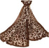 Long Medium Rectangle Sheer Chiffon Tan Brown Beige Cream Giraffe Leopard Cheetah Animal Print Scarf Women's Scarves Hijab Shawl Pashmina Headband...