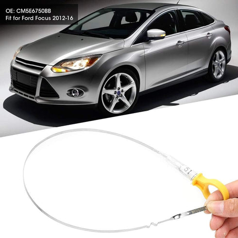 Engine Oil Dipstick, ABS + Metal Engine Oil Fluid Dip Stick Dipstick Measurer CM5E6750BB Fit for Focus 2012-16...