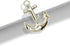 Vintage Nautical Sailboat Navy Rudder Anchor Brooch Pin Sailor Seaman Badge Jewelry Ship Wheel Pin...