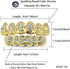 TOPGRILLZ Gold Poker Grills for Your Teeth for Men & Women, 18K Gold Plated Brass, Heart, Unisex, Hip Hop Faux Diamond Grillz Teeth Jewelry, Party...