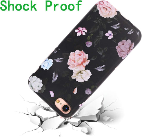 A-Focus Compatible with New iPhone SE 2020 Case s iPhone 8 Case iPhone 7 Case Frosted IMD Series Flexible Slim TPU Case Design for iPhone SE / 8/7...