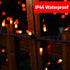 Super-Bright Extendable Orange Halloween Decoration100 Lights 19.6ft UL Certified Mini Bulb String Lights Set for Outdoor Halloween Home Christmas...