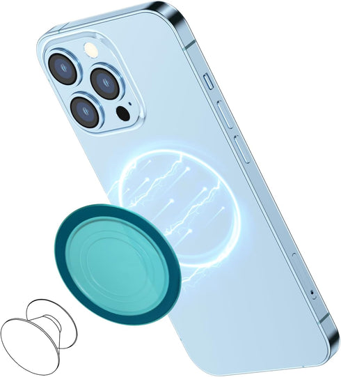 AUROX Compatible with MagSafe Base for iPhone 15/14/13/12 Magnetic Base Plate?Base Only? Intended for Pop Socket Grip and Phone Ring Holder?Remova...
