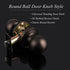 Probrico Ball Passage Door Knobs Door Lock Without Key in Oil Rubbed Bronze...