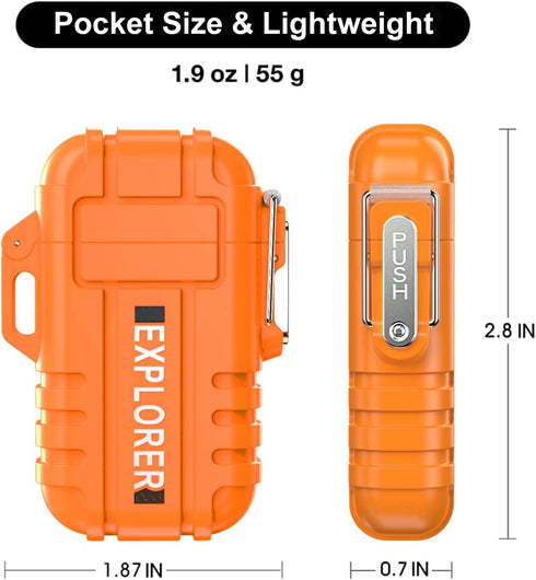 Torch Lighter, 2 Pack Butane Lighter, Windproof Outdoor Gas Lighter Adjustable Jet Flame Lighters, Fireplace Fireworks Grill Camping BBQ Lighter, ...