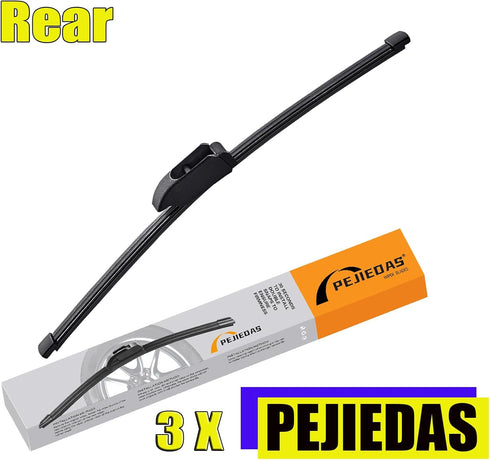3 Wiper Blades for Volkswagen Tiguan 2007-2017, Front Wiper Blades + Rear Wiper Blades, OE Original Style (24" + 21" + 13" - Pack of 3)...