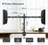 BONTEC Dual Monitor Desk Mount, Monitor Stand for 13–27 Inch LCD LED 2 Monitors, Ergonomic Full Motion Heavy Duty Double Arms Hold up to 22 lbs, V...