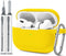 MOLOVA AirPod Pro Case Cover with Cleaner Kit, Soft Silicone Cover for AirPods Pro Case 2nd/1st Comes with Keychain for Women Men,Suitable Cases f...