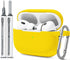 MOLOVA AirPod Pro Case Cover with Cleaner Kit, Soft Silicone Cover for AirPods Pro Case 2nd/1st Comes with Keychain for Women Men,Suitable Cases f...