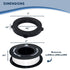 Morvat 30 Rubber Washers & 2 Rolls PTFE Teflon Plumbing Tape for Garden Hose, Water Pipes & Faucet Fittings, Leak Free Seal Plumbers Tape, Waterpr...