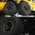 4PCS 1/24 1 inch All Terrain Rainforest Butyl Rubber Softer Version Tire with Liner Sponge for AXIAL SCX24 2021 Bronco, FMS FCX24, Jeep JT Gladiat...