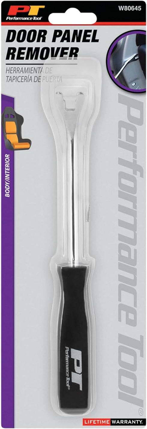 Performance Tool W80645 Heavy Duty Upholstery Panel Removal Tool with Chrome Plated Shaft and Easy Grip Handle for Marring-Free Use...