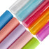 | Clear A4 Candy Color Jelly Vinyl Sheets, 10 Pcs Solid Transparent Vinyl Fabric for Earrings Bows Crafts...