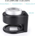 30X Loupe Magnifier with 6 Light, Desktop Portable Metal Magnifier Folding Scale Sewing Magnifying Glass for Textile Optical Jewelry Tool Coins Cu...