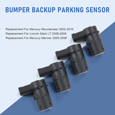 JDMSPEED New Set of 4 Pcs Bumper Backup Parking Sensor Replacement for 4F23-15K859-AA 4F2315K859AA...
