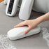 HURRISE Handheld Crumb Sweeper, Handy Rolling Bed Sweeping Brush, Crumb Brush, Reusable Home Soft Hair Debris Collector for Table Bed Sheet Clothe...