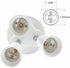 3 in 1 Light Socket Adapter, E26 E27 3 in 1 Light Splitter Bulbs Fixture Converter...