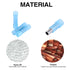 100pcs PA66 Nylon 16-14 AWG Wire Connectors Electrical Crimp Butt Connector Fully Insulated Splice Wire Terminals Blue...