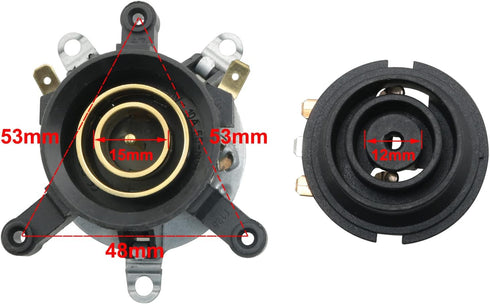 Electric Kettle Thermostat Coupler 15mm Copper Ring Electric Kettle Temperature Control Switch...