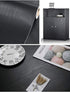 Black Wood Wallpaper - Peel and Stick Wallpaper Wood – Black Wood Self-Adhesive & Removable Wallpaper for Countertop Furniture Kitchen Wall, Reali...