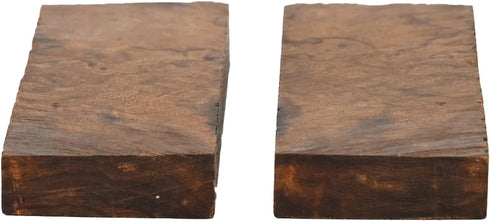 IECAP LLC Bookmatched Ironwood (Burl Ball Pattern) Knife Handle Scales – Knife Handle Materials – Natural Wood Knife Scales for DIY Crafts – Size ...