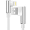 iPhone Lightning Charger, 10 Pack 3 Ft Silver Apple MFi Certified Cable Nylon Braided Cable Fast Charging Cord Compatible with iPhone 14 13 12 11 ...