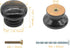 16PCS Wood Black Drawer Knobs, 1-3/8 Inch Mushroom Shape Wooden Cabinet Furniture Knobs Pulls Handles for Home Office Wardrobe Dresser Storage Cup...