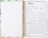 Blank Recipe Book to Write Your Own Recipes, 120 Pages, 8 Sections, Floral and Orange Theme, Laminated Hardcover (5.5 x 8.5 In)...
