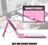 Portable Bluetooth Keyboard with Leather Case Cover with for 4.5''-6.8'' iOS, Android and Windows Smart Phones, Detachable with Kickstand...